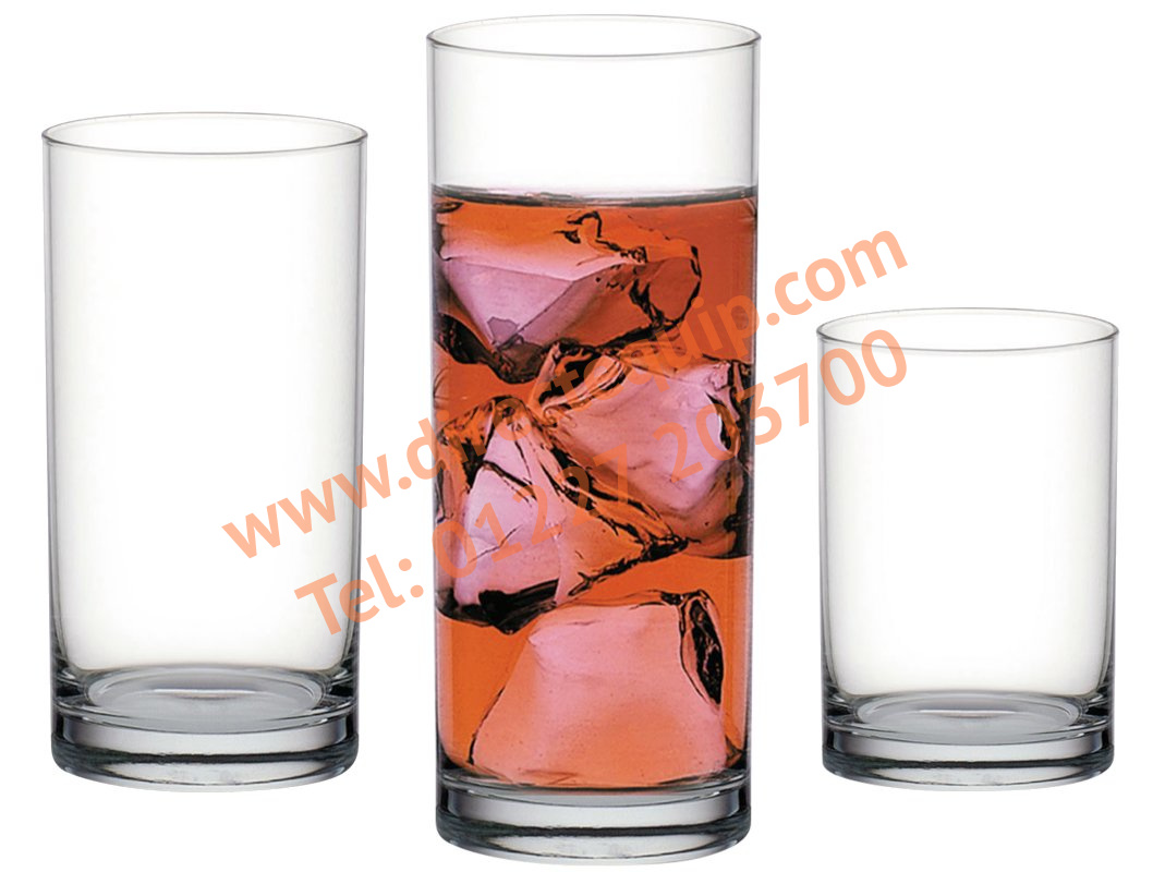 Fin Line Glass Tumblers